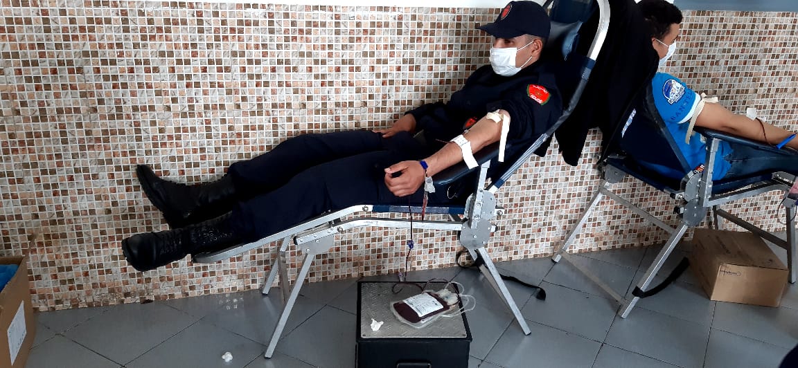 كوفيد-19 .. نساء ورجال الأمن الوطني بأكادير يتبرعون بالدم
